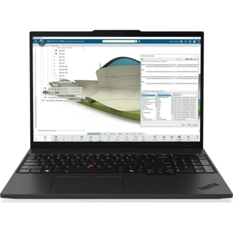 Laptop Workstation Lenovo ThinkPad P16s Gen 4, cu procesor Intel Core Ultra 5 225H, 16'' IPS, 32 GB DDR5, 1 TB, nVidia RTX PRO 500, 6GB GDDR7, Windows 11 Pro, 3 ani Garantie