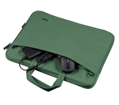 Geanta laptopuri Trust Bologna Eco 16", verde