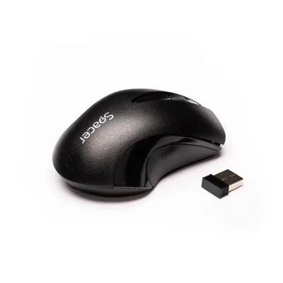 Mouse Wireless SPACER SPMO-W12, 1001  2000 dpi, Negru