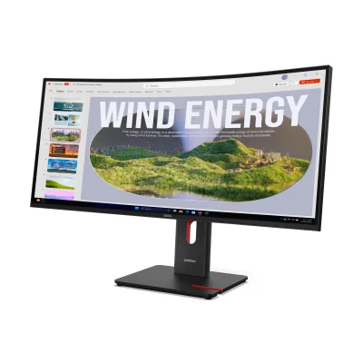 MONITOR LCD 34" T34WD-40/64AEGAT1EU LENOVO "64AEGAT1EU" (timbru verde 7 lei)