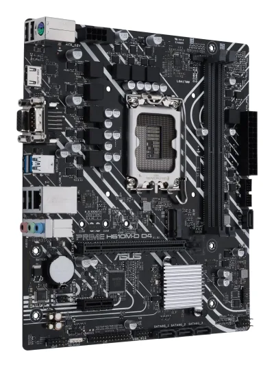 PLACA de BAZA Asus "PRIME H610M-D D4", skt LGA 1700, mATX, Intel H610, 2 x DDR4, max. 64 GB, 4 x SATA, 1 x M.2, 7.1, "PRIME H610M-D D4"