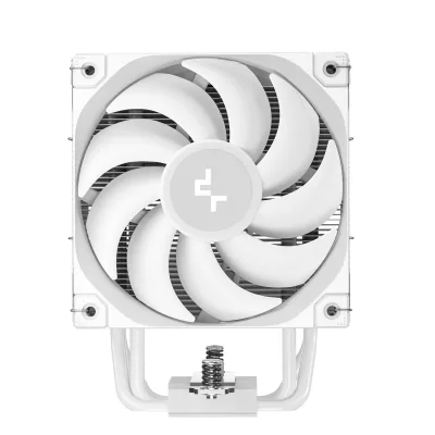 COOLER DeepCool "AK500 DIGITAL PRO WH" skt. Intel si AMD, racire cu aer, vent. 120mm, 500 - 1750 rpm, 5 heatpipes, inaltime 162mm, afisaj digital,"R-AK500-WHAPMN-G"  (timbru verde 0.8 lei)