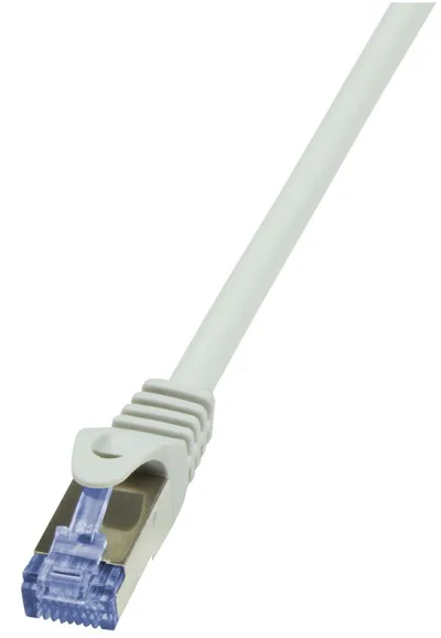 PATCH CORD S/FTP LOGILINK Cat6a, LSZH, cupru, 1.5 m, gri, AWG26, dublu ecranat "CQ3042S" (timbru verde 0.18 lei)