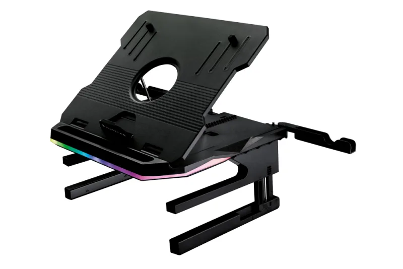 STAND NOTEBOOK VERBATIM PORTUS X2 RGB 17" NEGRU "48843"