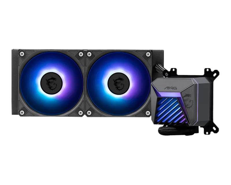 Cooler Procesor MSI MAG CORELIQUID A15 240, 12 cm, 2 ventilatoare, aRGB