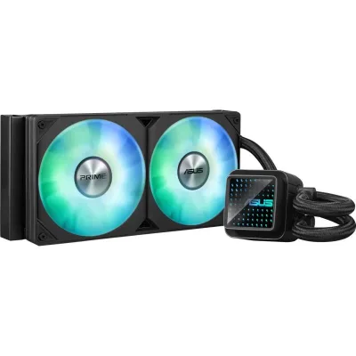 Cooler Procesor ASUS Prime LC 240 ARGB, Lichid, 12 cm, 2 ventilatoare, aRGB