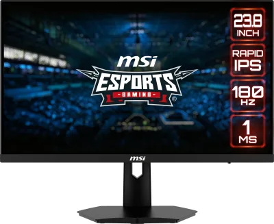 Monitor LED G244F E2, 23.8 inch, 1920 x 1080 pixeli,  180 Hz,  Negru "G244F E2" (timbru verde 7 lei)