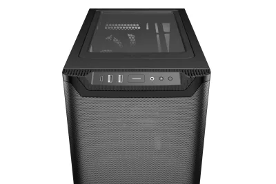 CARCASA be quiet "PURE BASE 501", middle tower, gaming, fara sursa, suporta 6xfan, 2xfan inclus, PSU shroud, USB Type-C x 1, USBx2, audio+mic, 7 sloturi expansiune, negru, "BGW74" (timbru verde 0.16lei)