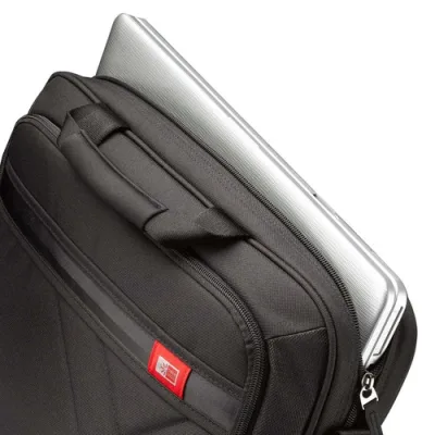 GEANTA CASE LOGIC, pt. notebook de max. 17 inch, 1 compartiment, buzunar frontal | buzunar dorsal, waterproof, poliester, negru, 3201434 "DLC-117 BLACK"