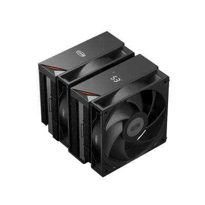 COOLER PCCooler "RT620 Pro Digital ARGB" skt. Intel si AMD, racire cu aer, vent. 2 x 120mm, 500 - 2200 rpm, 6 heatpipes, inaltime 158mm, iluminare ARGB,"RT620Pro Digital BK"  (timbru verde 0.8 lei)