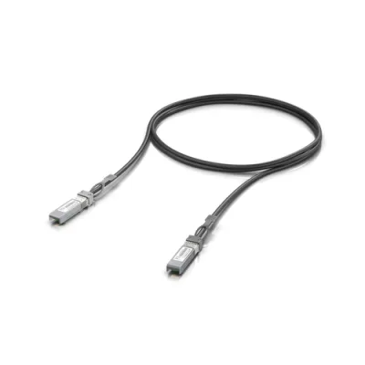 Cablu Ubiquiti 1 Metru 10G SFP+ Direct Attach, 10G SFP+ conector la ambele capete "UACC-DAC-SFP10-1M" (include timbru verde 0.25 lei)