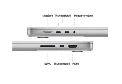 MacBook Pro 16.2"/Apple M4 Pro (CPU 14-core, GPU 20-core, Neural Engine16-core)/24GB/1TB - Silver - INT KB (cto from MX2T3RO/A)