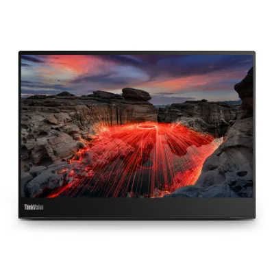 Monitor LED ThinkVision M14t G2 14" 2240 x 1400 16:10 4/6ms 60Hz Negru "63FDUAT6WL" (timbru verde 7 lei)