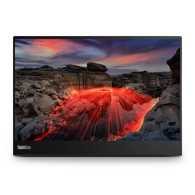 Monitor LED ThinkVision M14t G2 14" 2240 x 1400 16:10 4/6ms 60Hz Negru "63FDUAT6WL" (timbru verde 7 lei)