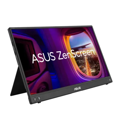 Monitor Consumer ASUS MB16AHV, 15.6", 1920 x 1080 pixeli, Dark Grey, 3 ani Garantie