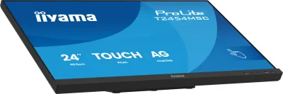 IIYAMA Monitor Touch T2454MSC-B3AG 24" InCell PCAP 10pt touchscreen monitor featuring IPS panel technology, Anti-Glare coating and a flexible stand "T2454MSC-B3AG" (timbru verde 7 lei)