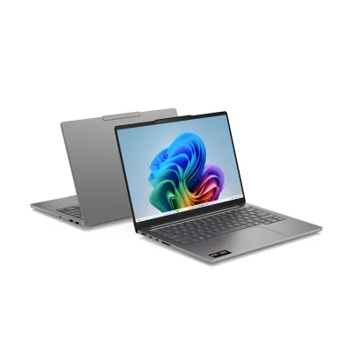 14 IdeaPad Pro 5 14AGP11, 2.8K OLED 120Hz VRR, Procesor AMD RyzenTM AI 7 450 (16M Cache, up to 5.1 GHz), 24GB LPDDR5X, 1TB SSD, AMD Radeon 860M, No OS, Luna Grey "83SG0013RM" (timbru verde 3.5 lei)