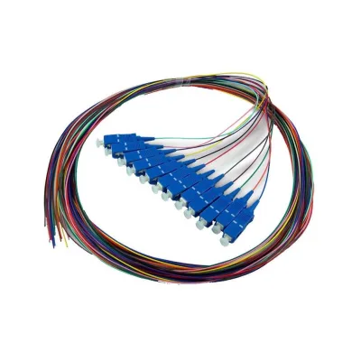 CABLU fibra optica Emtex Set 12 buc pigtail FO LC/PC, MM OM4, 50/125, 0,9mm manta  LSZH, 1.5m colorate - EMTEX "SC-MM4-1.5-12COL"