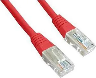 PATCH CORD UTP GEMBIRD Cat5e, cupru-aluminiu, 3 m, rosu, AWG26, "PP12-3M/R" /45505699 (timbru verde 0.08 lei)