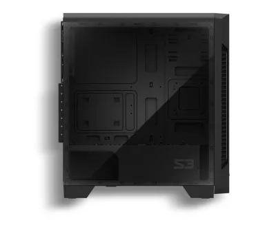 CARCASA Zalman "S3", middle tower, gaming, fara sursa, suporta 8xfan, 1xfan inclus, PSU shroud, USB 3.1 gen1 x 1, USB 2.0 x 2, audio+mic, 7 sloturi expansiune, negru, "S3" (timbru verde 0.08lei)