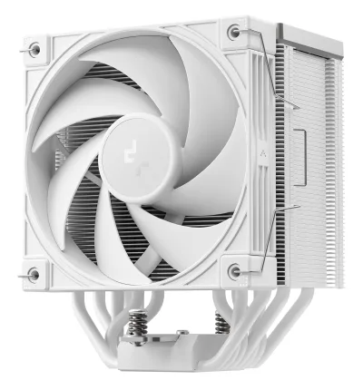 COOLER DeepCool "AK700 G2 DIGITAL WH" skt. Intel si AMD, racire cu aer, vent. 120mm, 2700 rpm, 7 heatpipes, inaltime 157mm, top cover digital, alb,"R-AK700-WHNDMN-GJD"  (timbru verde 2 lei)