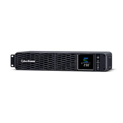 UPS CYBER POWER Line Int. cu Sinusoida Pura,rack 2U,1600VA/ 1000W AVR,8xIEC,LCD,2x 12V/9Ah,Backup 2-9min,incarc.8h,USB,RS232,RJ45,slot SNMP,GreenP,seria CP "CP1600EIPFCRM2U" (timbru verde 11 lei)