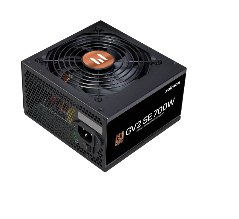 SURSA Zalman "ZM700", 700W,  certificare 80Plus Bronze, non-modular,  fan 120mm, negru, "ZM700-GV2SE" (timbru verde 2 lei)
