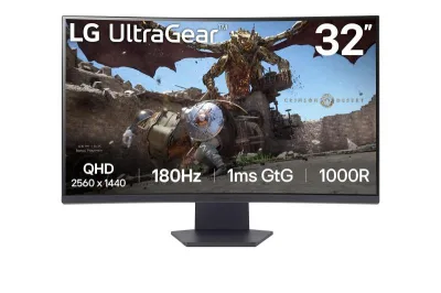 Monitor Consumer LG 32GS60QC-B, 32", 2560 x 1440 pixeli, Black, 2 ani Garantie