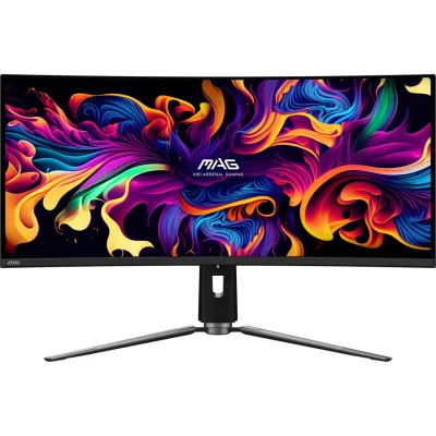 Monitor Consumer MSI MAG 341CQP QD-OLED, 34", 3440 x 1440 pixeli, Black, 3 ani Garantie