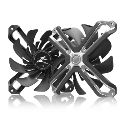 Ventilator Zalman "SF120", 120mm, 1500 RPM, FDB bearing, 54 cfm, RGB, 3-pin, 4-pin PWM, negru, "ZM-SF120" (timbru verde 0.18lei)