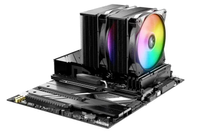 COOLER Be Quiet #Pure Rock Pro 3 LX" skt. Intel si AMD, racire cu aer, vent. 120mm, 2000 rpm, 6 heatpipes, inaltime 155mm, "BK043" (timbru verde 0.8 lei)