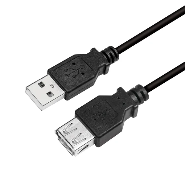 CABLU USB LOGILINK prelungitor, USB 2.0 (T) la USB 2.0 (M), 3m, negru, "CU0011B" (timbru verde 0.18 lei)
