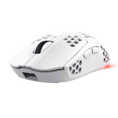 Mouse Gaming Wireless Trust GXT 929 Helox, 4800 dpi, Alb