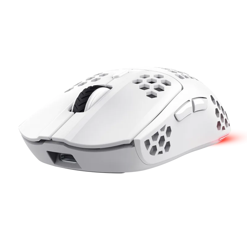 Mouse Gaming Wireless Trust GXT 929 Helox, 4800 dpi, Alb