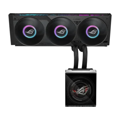 Cooler Procesor ASUS ROG Strix SLC IV 360 ARGB LCD, Lichid, 12 cm, 3 ventilatoare, aRGB