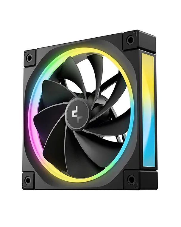 Ventilator DeepCool "FL12R", 120mm, 500-2150 RPM, FDB, 55 cfm, , 4pin PWM, negru, "R-FL12R-BKAPN1-G" (timbru verde 0.18lei) - 6933412785156