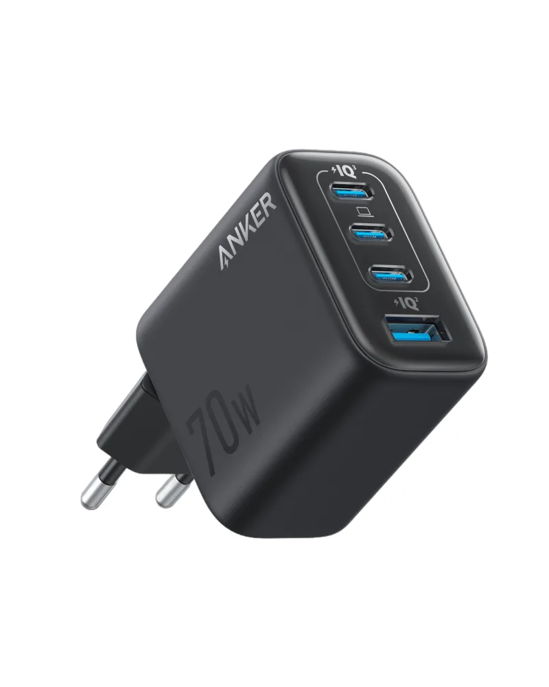 Alimentator retea Anker, Zolo, 70W, 4-port, PD 3.0, negru "A121CG11" (timbru verde 0.18 lei)-0194644261405