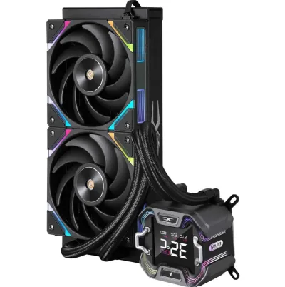 Cooler Procesor 1stPlayer X-Starship 240E, Lichid, 12 cm, 2 ventilatoare, aRGB