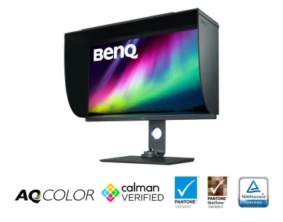 Monitor Consumer BenQ SW321C, 31.2", 3840 x 2160 pixeli, Grey, 3 ani Garantie