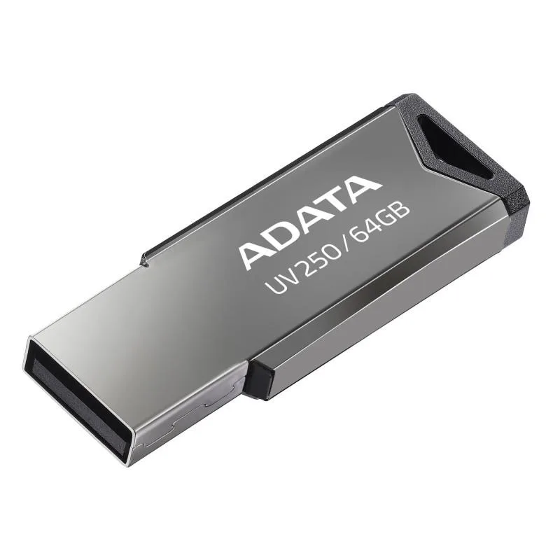 Memorie USB ADATA UV250 64 GB, USB 2.0, Argintiu