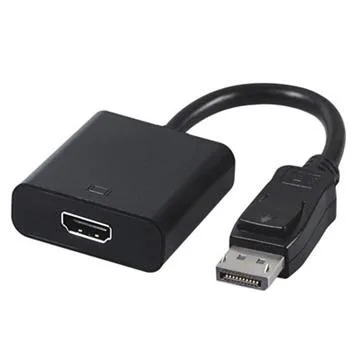 CABLU video GEMBIRD, adaptor DisplayPort (T) la HDMI (M), 10cm, rezolutie maximaFull HD (1920 x 1080) la 60Hz, negru, "A-DPM-HDMIF-002" (timbru verde 0.08 lei)