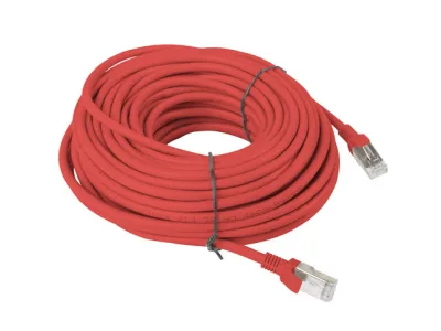 Cable PATCHCORD KAT.6 FTP 30M red FLUKE PASSED "PCF6-10CC-3000-R" (timbru verde 0.08 lei)