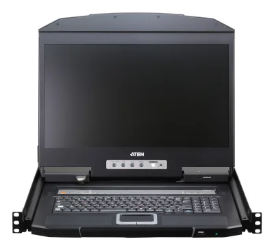 8P USB HDMI Single Rail LCD KVM IP SW "CL3708INW-ATA-AG" (timbru verde 0.8 lei)