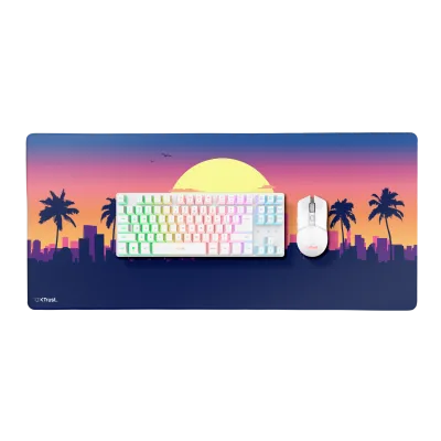 Tastatura Mecanica Trust GXT 882, RGB, Wireless, Alb, EN US