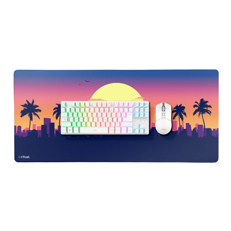 Tastatura Mecanica Trust GXT 882, RGB, Wireless, Alb, EN US