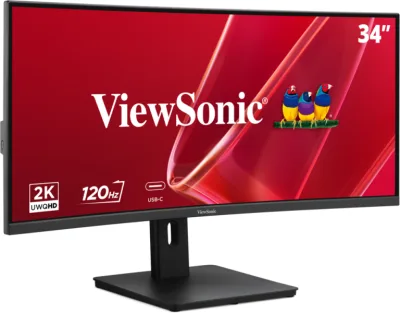 Monitor ViewSonic 34" VA3420C-2, Diagonal (inch): 34, Diagonal (cm): 86, Aspect ratio: 21:9, Panel: VA, Resolution: 3440x1440, Refresh Rate: 120Hz, Response time GtG: 3.5ms, Brightness (max): 300 cd/m², Contrast (static) : 3000:1, Contrast (dynamic):