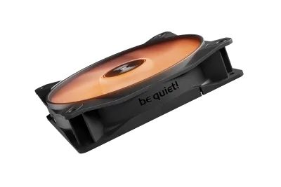 Ventilator be quiet "LIGHT WINGS", 140mm, 1300 rpm, rifle bearing, PWM, ARGB, reversibil, alb, "BL135" (timbru verde 0.18 lei)