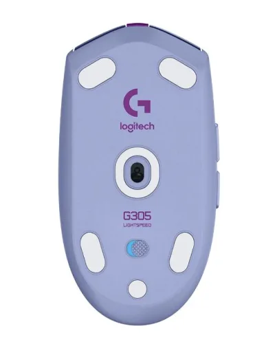 MOUSE LOGITECH, "G3054 Lightspeed", gaming, wireless, 2.4GHz, optic, 12000 dpi, butoane/scroll 6/1, buton selectare viteza, mov, "910-006022" (timbru verde 0.18 lei)