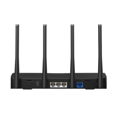 ROUTER Mercusys wireless, BE3600 viteze Wi-Fi 7 Dual Band de pana la 3600 Mbps ,1× 2.5 Gbps WAN + 1× 2.5 Gbps LAN + 2× 1 Gbps LAN, 4 antene, "MR27BE" (timbru verde 0.8 lei)