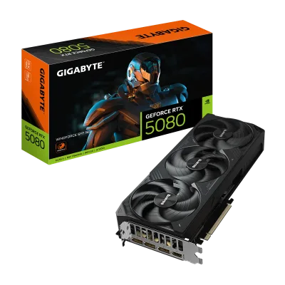 Placa video Gigabyte GeForce RTX 5080, 16GB GDDR7, PCI Express 5.0, 256-bit